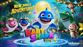 Baby Shark Adventure  Fun Kids Song with Dancing Animals  song kidsvideo trending [upl. by Elephus]