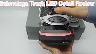 Balenciaga Track LED Grey Detail Review [upl. by Mccutcheon]