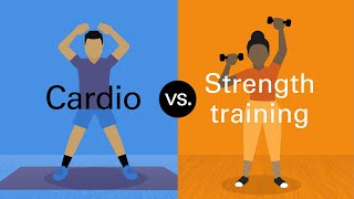 Cardio vs strength training What you need to know [upl. by Norag]