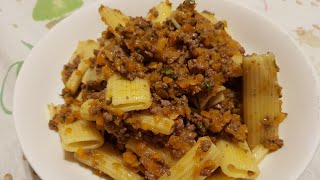 Ricetta Pasta alla genovese un primo piatto buonissimo e facile da preparare carne alla genovese [upl. by Abelard757]