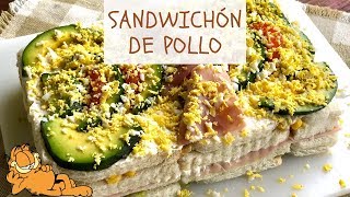 Pastel Frío o Sandwichón de Pollo 🥪 ¡Facilísimo y Buenísimo [upl. by Eeral]