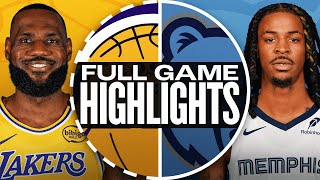 LAKERS at GRIZZLIES  FULL GAME HIGHLIGHTS  November 6 2024 [upl. by Lytsirhc]