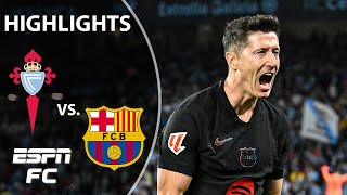 LATE DRAMATICS ⚽ Celta Vigo vs Barcelona  LALIGA Highlights  ESPN FC [upl. by Falo]