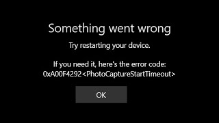 How To FIX Camera Not Working error 0xA00F4292 0xA00F4244 and 0xC00DABE0 on Windows 10 [upl. by Nylisoj73]