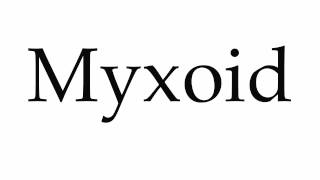 How to Pronounce Myxoid [upl. by Rabma]