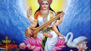 Sharada Bhujanga Prayata Ashtakam  Saraswati Stotram  with lyrics [upl. by Denbrook]