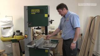 An Overview and Demonstration of Record Powers BS400 Premium 16quot Bandsaw [upl. by Robinett140]