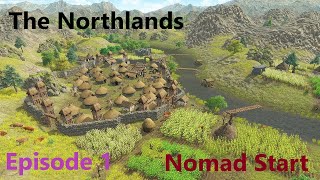 Dawn of Man  The Northlands  Episode 1  Starting a small village in very harsh conditions [upl. by Veradia]