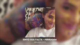 sinto sua falta  ferrugem speed song [upl. by Anol]