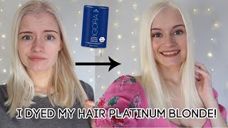 ULTIMATE PLATINUM BLONDE USING SCHWARZKOPF IGORA ROYAL BLEACH POWDER [upl. by Matronna239]