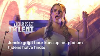 Jury LAAIEND ENTHOUSIASTdoor operaact van Jenske ‘Wat een pittig nummer’  Hollands Got Talent [upl. by Eidas]