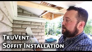 TruVent® Hidden Vent Soffit Installation [upl. by Lehcer]