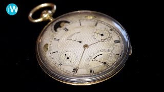 A very rare 1831 Breguet pocket watch at Sothebys Important Watches auction held in Geneva [upl. by Cock]