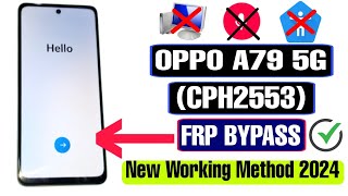 OPPO A79 5G FRP Bypass Android 14  OPPO A79 5G Google Bypass  New Trick 2024  OPPO A79 FRP Bypass [upl. by Haimerej]