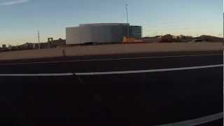 I10 Papago Freeway to Loop 202 Red Mountain Freeway access ramp during Rush Hour Phoenix AZ [upl. by Amalbergas]