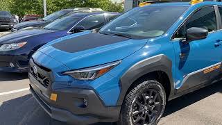 2024 Crosstrek Wilderness in Geyser Blue Delivered [upl. by Aehsat]