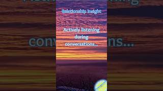 Actively Listen to Build Deeper Connections 👂 shorts communication relationships [upl. by Yrok995]