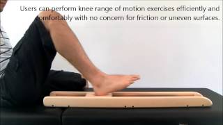 POP  Post Operative Knee Exercise Sliding Board [upl. by Annaegroeg77]