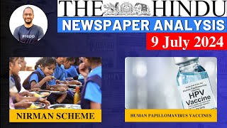 The Hindu Newspaper Today Analysis  9 July 2024  UPSC CSE 2024  Daily Prelims booster thehindu [upl. by Revlis]