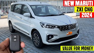 Maruti Ertiga Zxi Cng 2024 2nd Top Model PriceFearure Full Detailed Review [upl. by Ky]