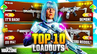 TOP 10 BROKEN META Loadouts in Warzone [upl. by Furr115]