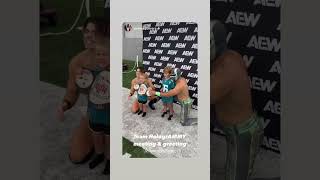 AEW Stars Sammy Guevara and Hologram meet and greet [upl. by Chappy]