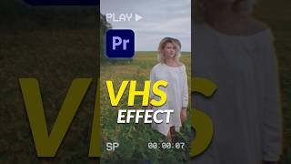 VHS Effect Premiere Pro  Premiere Pro Tutorial Beginner [upl. by Nebuer]