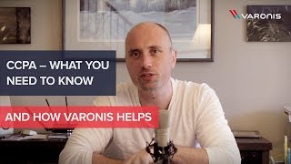 CCPA  What You Need to Know and How Varonis Helps [upl. by Lois]