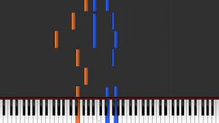 Keinen Tag Soll Es Geben middle Piano Lesson [upl. by Suoirtemed]