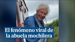 Candi la abuela mochilera española que se ha convertido en un fenómeno viral [upl. by Ahseikan]