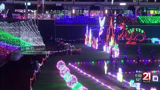 Fort Wayne couple recalls recent marriage at first night of Parkview Field Holiday Lights [upl. by Anilram]