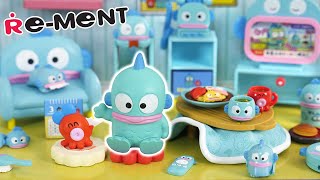 Sanrio Hangyodon Room ReMeNT Blind Box Unboxing FULL SET [upl. by Niarb557]