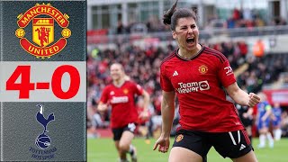 Manchester United vs Tottenham Highlights  Women’s FA Cup 2324 FINAL  5122024 [upl. by Ylehsa]