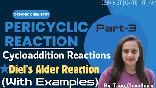 cycloaddition reactionsDiels alder reaction with examplesstereochemistry amp MO diagram [upl. by Halivah856]