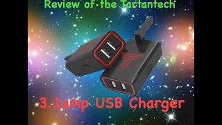 Charge USB Devices Faster TartanTech 31Amp Charger [upl. by Hammer860]