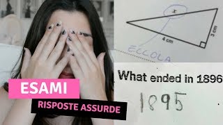 10 RISPOSTE ASSURDE AGLI ESAMI [upl. by Gayn]