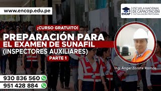 CURSO PREPARACIÓN PARA EL EXÁMEN DE SUNAFIL INSPECTORES AUXILIARES PARTE 1  2023 [upl. by Ardna]