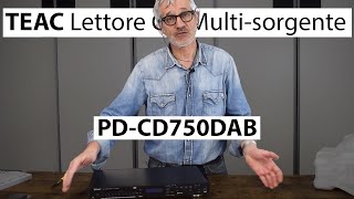 TEAC CDP750DAB Lettore Multisorgente [upl. by Slaby197]