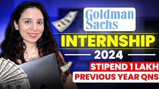 GOLDMAN SACHS 👉🏻 Exclusive PAID Internship 2024 ➤ ₹1 Lakh Stipend  Full details inside 📚 [upl. by Payson878]