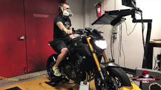 2014 Yamaha FZ09  Quick shifter amp Auto Blipper [upl. by Nitsirhc]