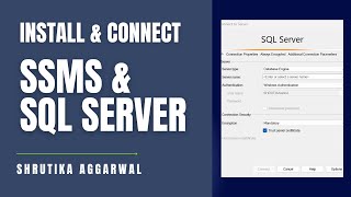 Install and Connect  SSMS and SQL Server in 10 Mins [upl. by Melissa78]