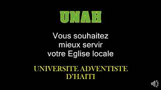 Faculté de Théologie de lUniversité Adventiste dHaiti [upl. by Sianna]