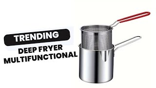 Deep fryer multifunctional This appliance can boil steam or fry [upl. by Aitan]