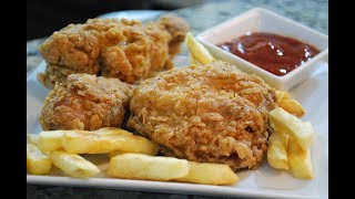 KFC Style Fried Chicken Recipe [upl. by Oznofla65]