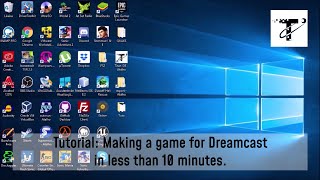 Tutorial Making a game for Dreamcast in less than 10 minutes [upl. by Narbig634]