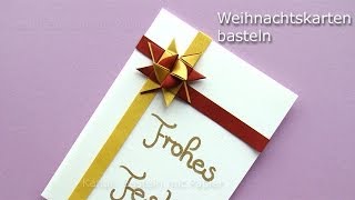 3DWeihnachtskarten basteln  Bastelideen Weihnachten  Weihnachtsgeschenke selber machen für 2024 [upl. by Pelmas]