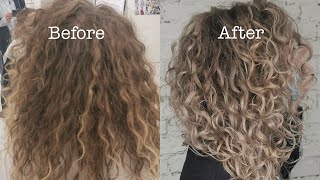 Balayage Curly Hair [upl. by Eniortna]