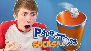 PAPER TOSS iPhone Gameplay Video [upl. by Herminia]