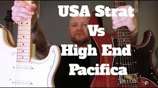 Yamaha Pacifica 612 VIIFM Vs USA Standard Strat [upl. by Anirbas493]