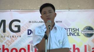 Extemporaneous Speech Contest  Finalist 02 [upl. by Aeel]